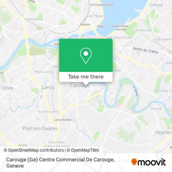 Carouge (Ge) Centre Commercial De Carouge map