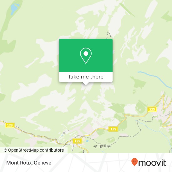 Mont Roux Karte