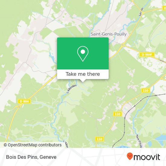 Bois Des Pins map