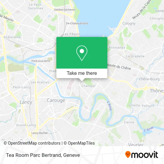 Tea Room Parc Bertrand plan