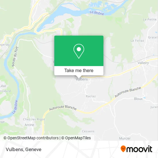Vulbens map