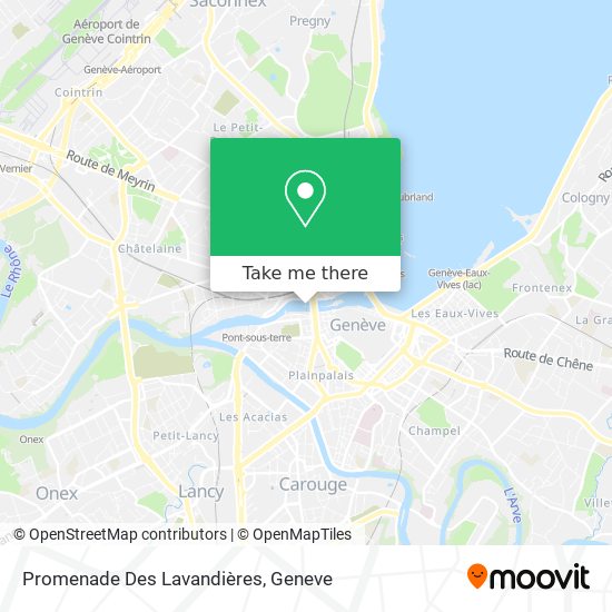 Promenade Des Lavandières map