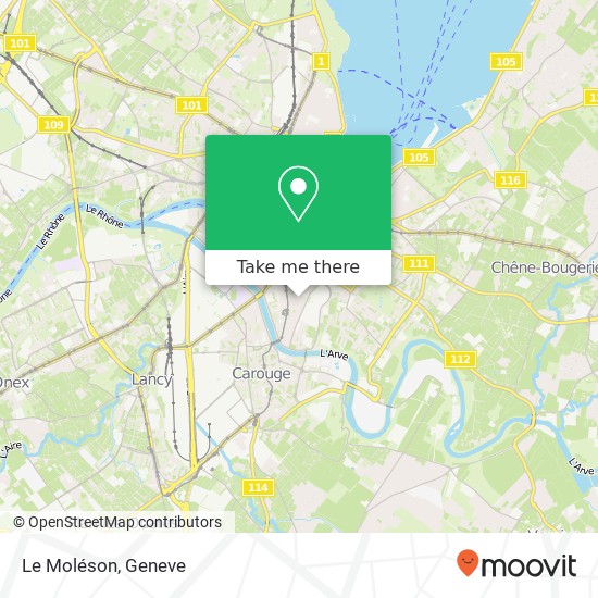 Le Moléson map