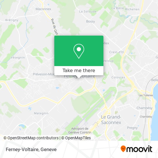 Ferney-Voltaire map