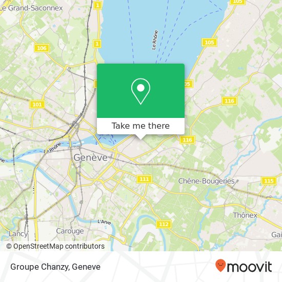 Groupe Chanzy map