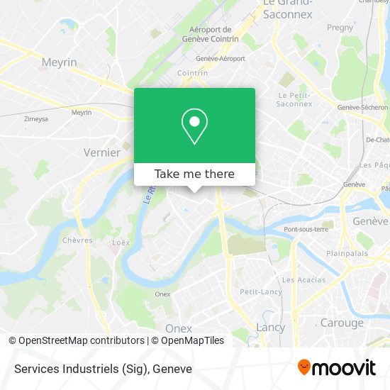 Services Industriels (Sig) map
