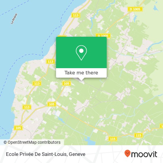 Ecole Privée De Saint-Louis map
