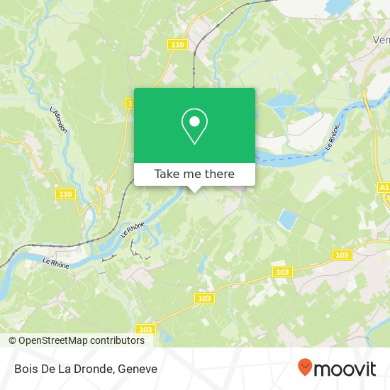 Bois De La Dronde map