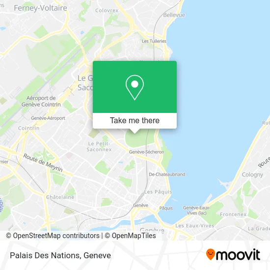 Palais Des Nations map