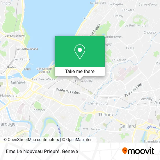 Ems Le Nouveau Prieuré map