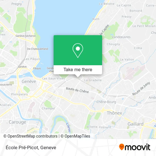 École Pré-Picot map