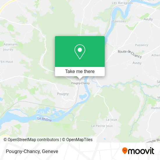 Pougny-Chancy map