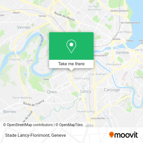 Stade Lancy-Florimont map