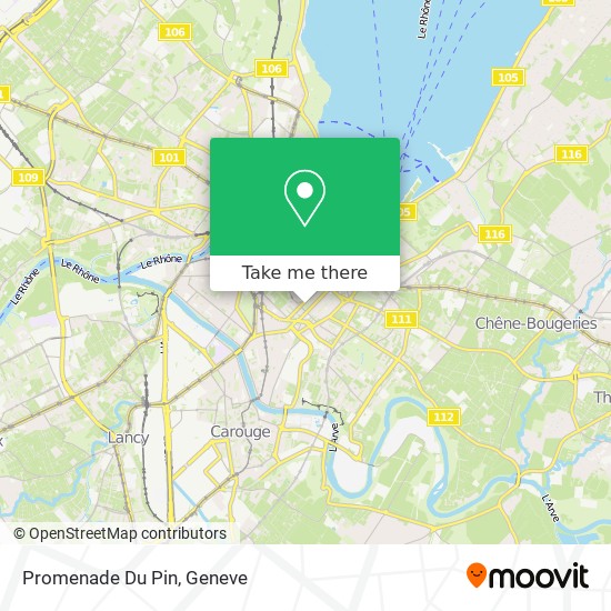 Promenade Du Pin map
