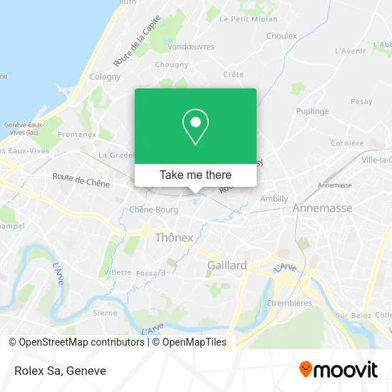 Rolex Sa map