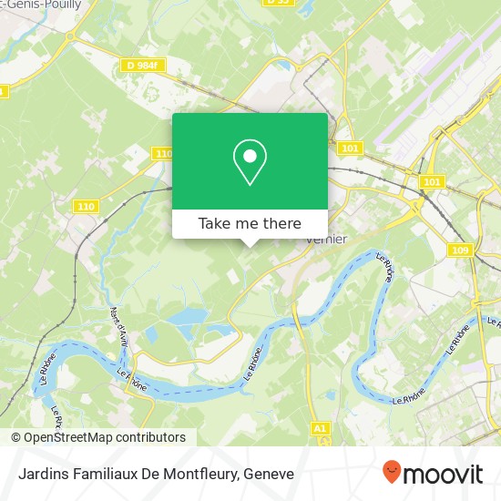 Jardins Familiaux De Montfleury map