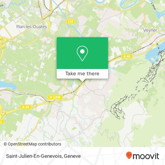 Saint-Julien-En-Genevois map