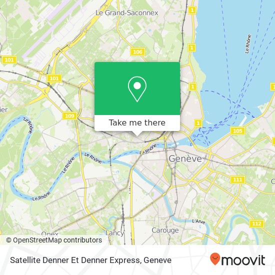 Satellite Denner Et Denner Express map
