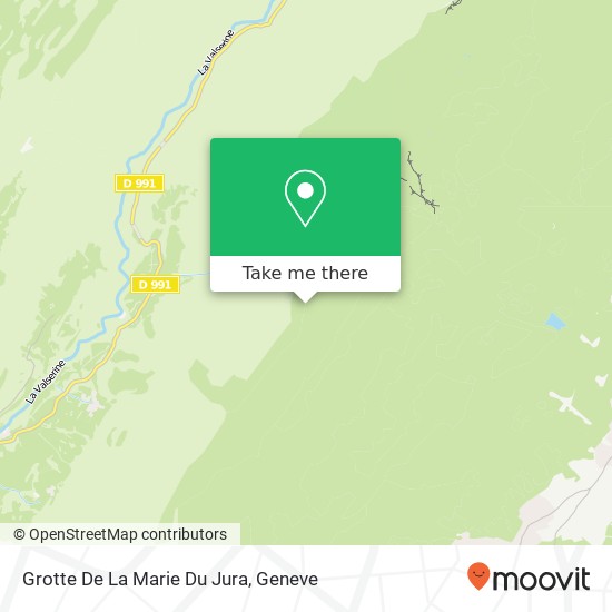 Grotte De La Marie Du Jura map