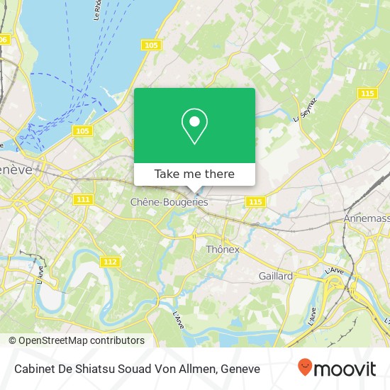 Cabinet De Shiatsu Souad Von Allmen map