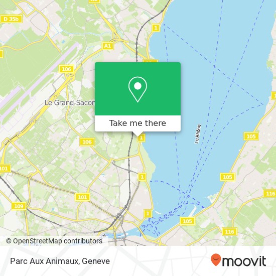 Parc Aux Animaux map