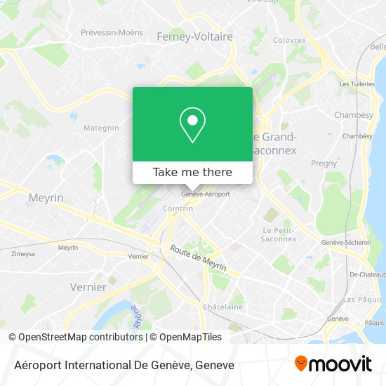 Aéroport International De Genève map