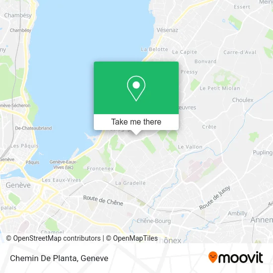 Chemin De Planta map