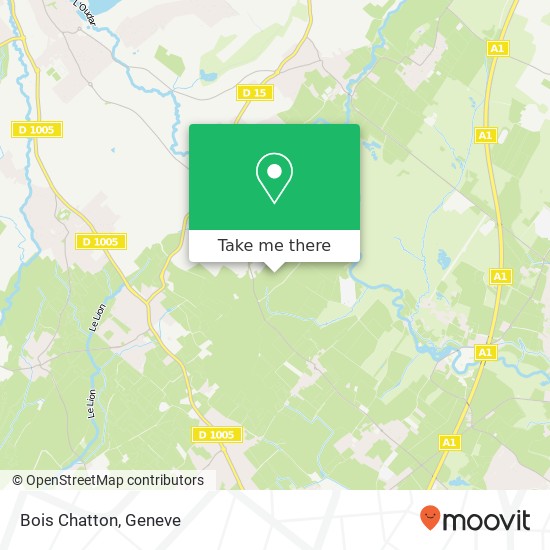 Bois Chatton map