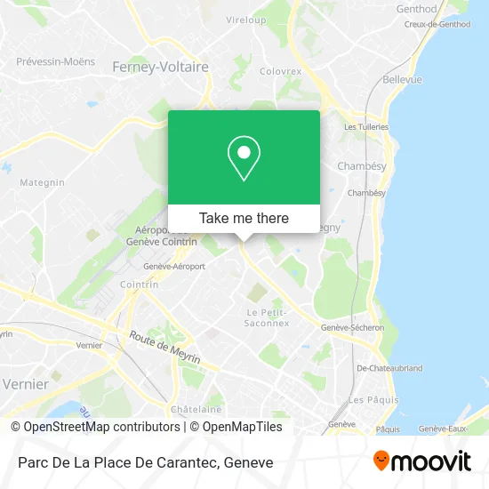 Parc De La Place De Carantec map