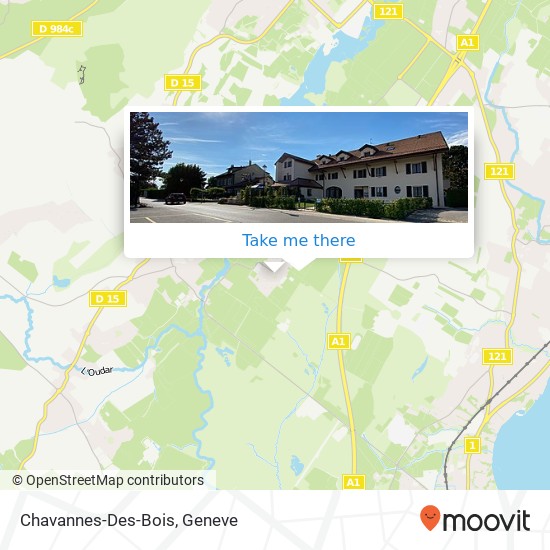 Chavannes-Des-Bois Karte