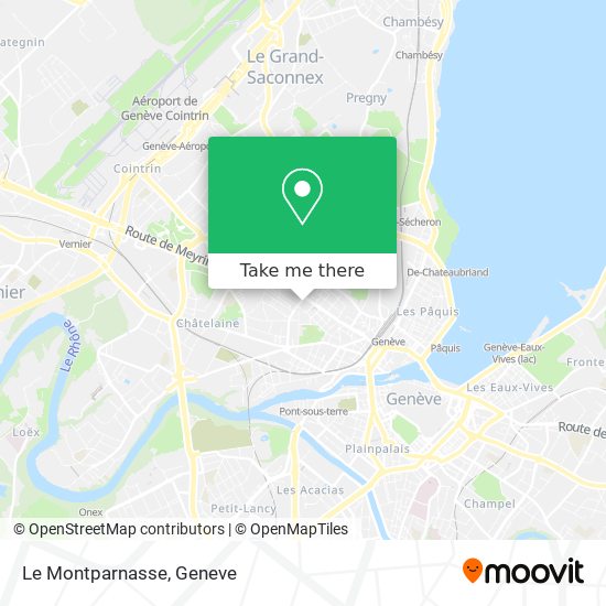 Le Montparnasse map