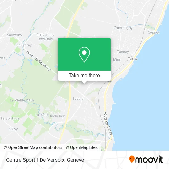 Centre Sportif De Versoix map