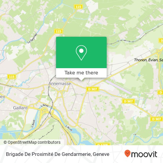 Brigade De Proximité De Gendarmerie map