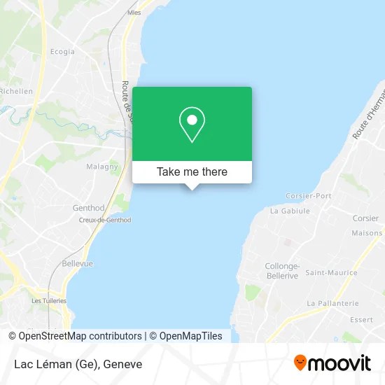 Lac Léman (Ge) map