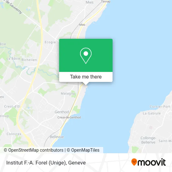 Institut F.-A. Forel (Unige) map
