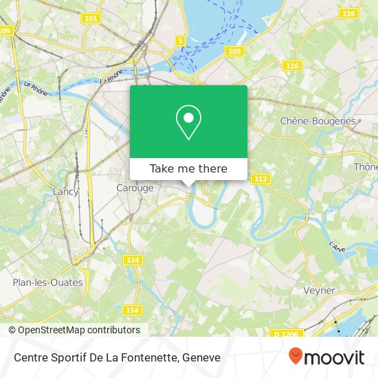 Centre Sportif De La Fontenette map