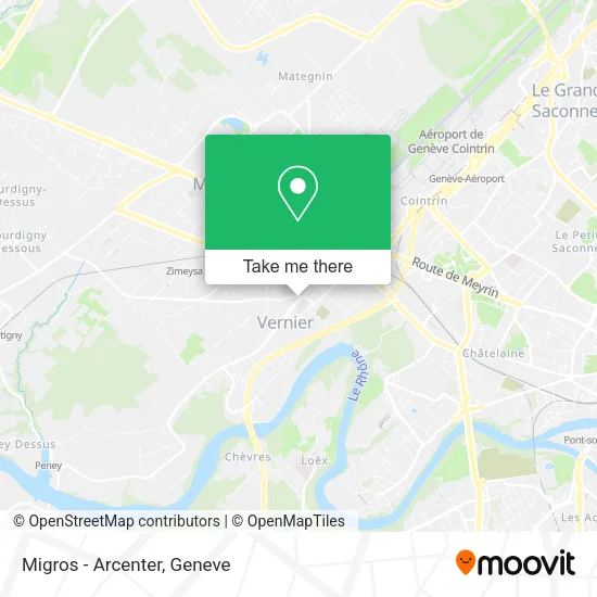 Migros - Arcenter map