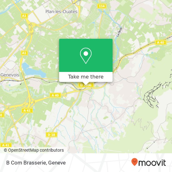 B Com Brasserie map