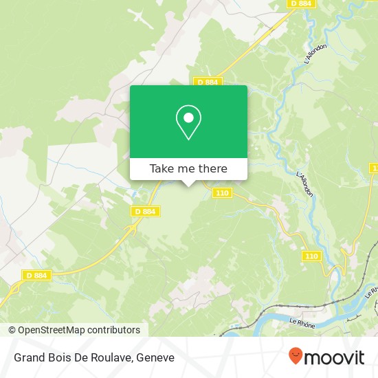 Grand Bois De Roulave map