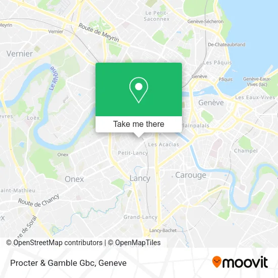 Procter & Gamble Gbc map