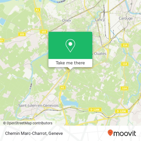 Chemin Marc-Charrot Karte