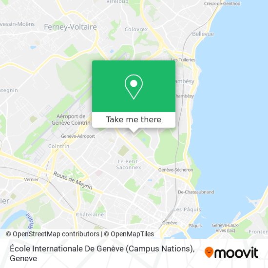 École Internationale De Genève (Campus Nations) map
