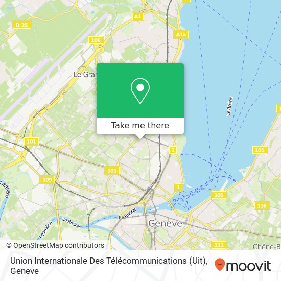 Union Internationale Des Télécommunications (Uit) map