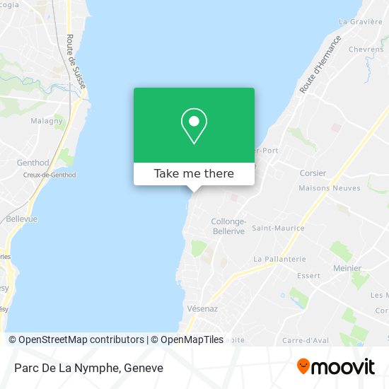 Parc De La Nymphe map