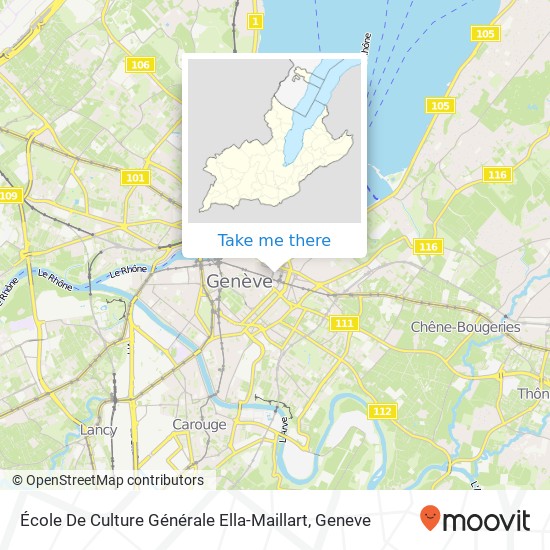 École De Culture Générale Ella-Maillart map