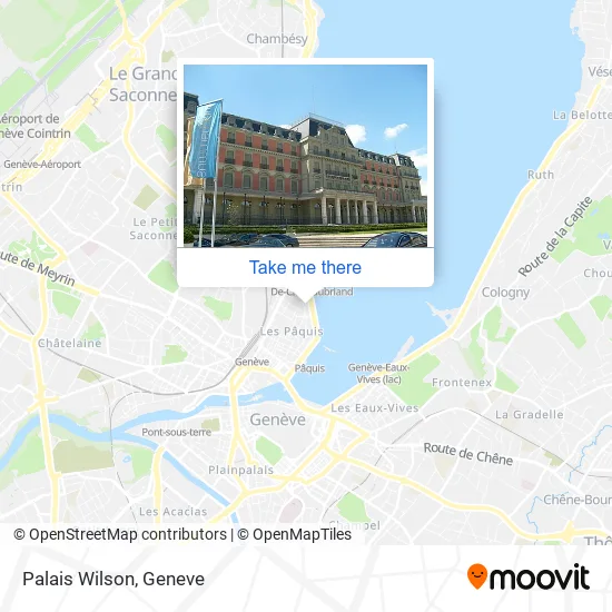 Palais Wilson map