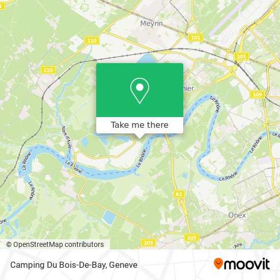 Camping Du Bois-De-Bay Karte