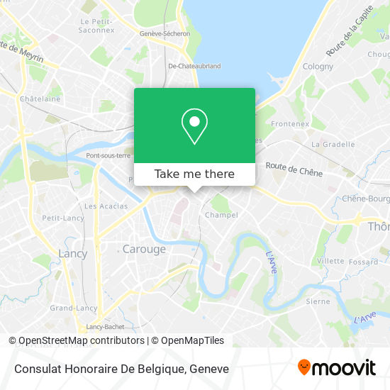 Consulat Honoraire De Belgique map