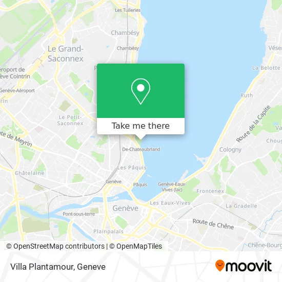 Villa Plantamour map