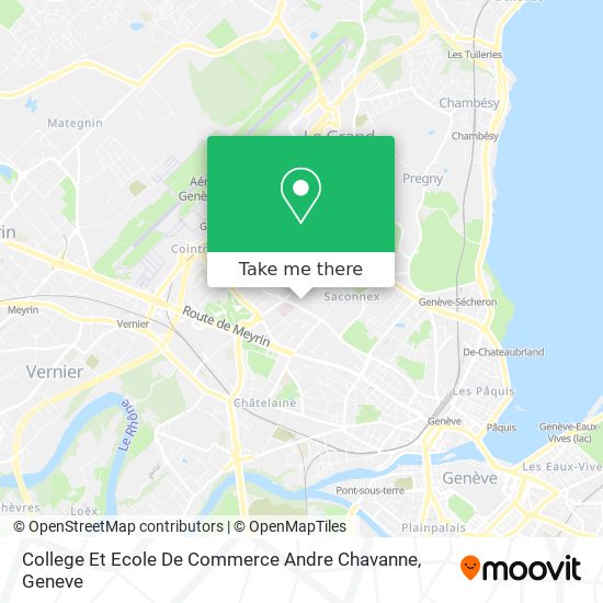 College Et Ecole De Commerce Andre Chavanne map
